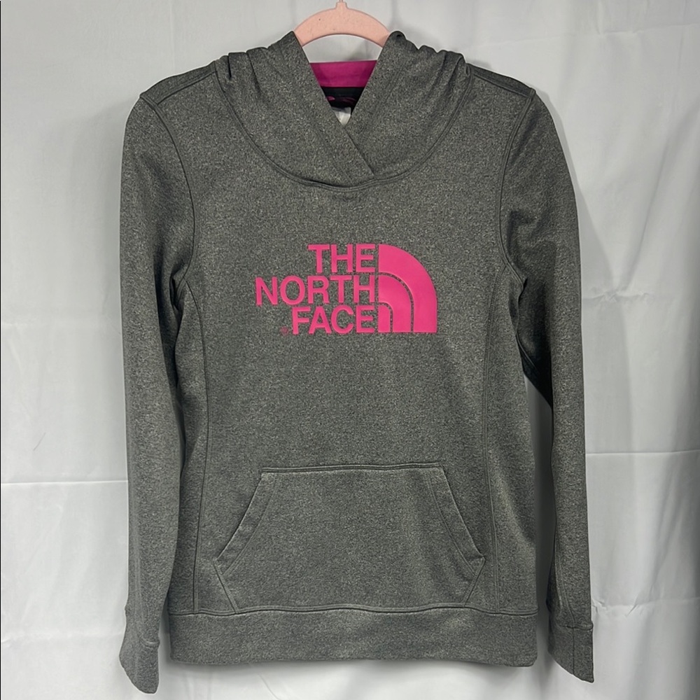 The North Face Women’s Gray/Pink Hoodie